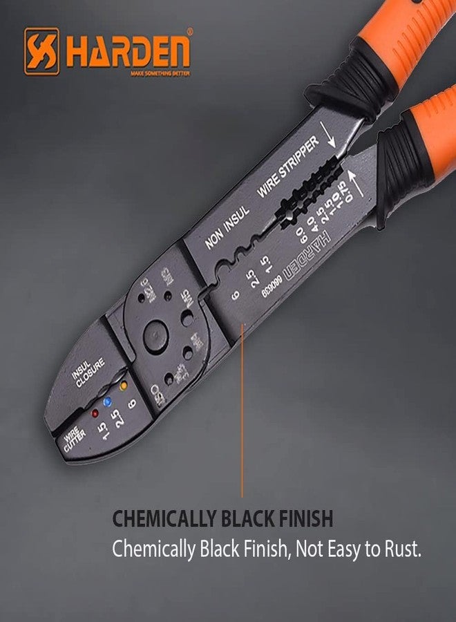 Harden 9" Multi Functional Wire Stripper, Cable Wire Cutter Stripper - 660639 - Image 3